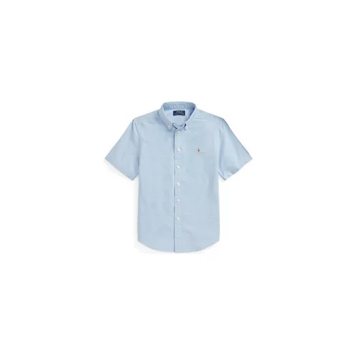폴로 랄프로렌 Boys 8-20 Cotton Oxford Short Sleeve Shirt