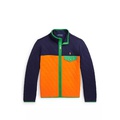 Boys 8-20 Color Blocked Quilted Double Knit Jacket