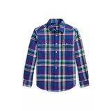 Boys 8-20 Plaid Cotton Flannel Workshirt