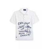 Boys 2-7 Embroidered Cotton Mesh Polo Shirt