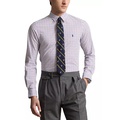 Classic Fit Plaid Stretch Poplin Shirt