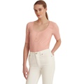 LAUREN Ralph Lauren Elbow-Sleeve Henley Top