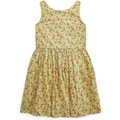 Polo Ralph Lauren Kids Floral Cotton Poplin Dress (Big Kids)