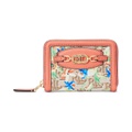 LAUREN Ralph Lauren Monogram Jacquard Small-Oval Zip Wallet