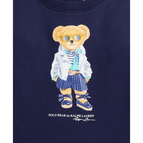 폴로 랄프로렌 Baby Girls Polo Bear Fleece Dress and Bloomer Set