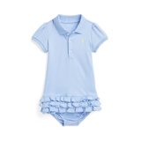 Baby Girls Soft Cotton Polo Dress