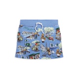 Toddler and Little Girls Polo Bear French Terry Skirt