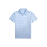 Toddler and Little Boys Striped Performance Jersey Polo Shirt