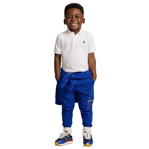 폴로 랄프로렌 Toddler and Little Boys Ombre-Logo Double-Knit Jogger Pants