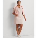 Plus Size Collared Shift Dress