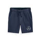 Toddler and Little Boys Logo Spa Terry Short