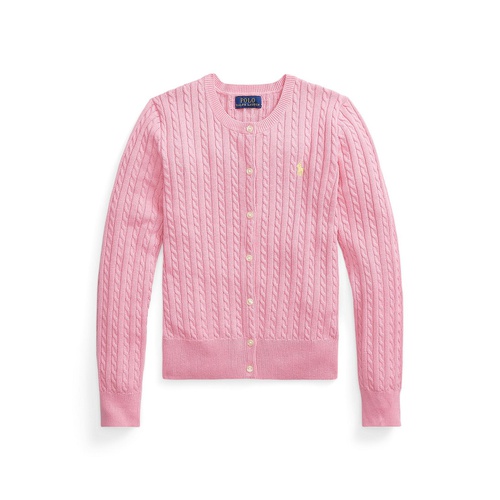 폴로 랄프로렌 Big Girls Mini-Cable Cotton Cardigan Sweater