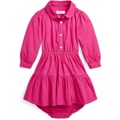 Polo Ralph Lauren Kids Tiered Cotton Shirtdress & Bloomer (Infant)