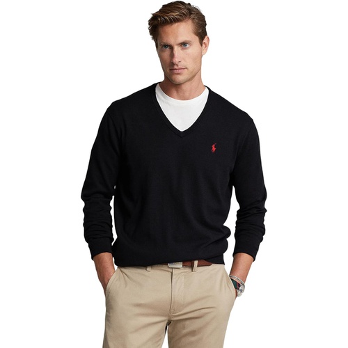 폴로 랄프로렌 Mens Polo Ralph Lauren Cotton V-Neck Sweater
