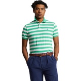 Mens Polo Ralph Lauren Classic Fit Striped Mesh Polo Shirt