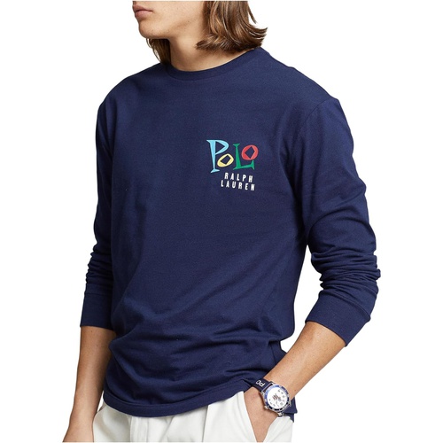폴로 랄프로렌 Polo Ralph Lauren Classic Fit Jazz-Print Jersey T-Shirt
