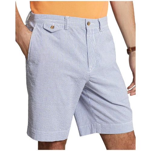 폴로 랄프로렌 Mens Polo Ralph Lauren 925-Inch Stretch Classic Fit Seersucker Shorts