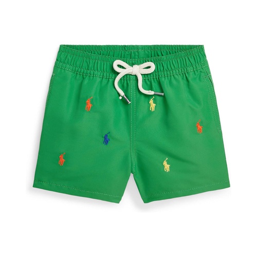 폴로 랄프로렌 Polo Ralph Lauren Kids Traveler Embroidered Swim Trunks (Infant)