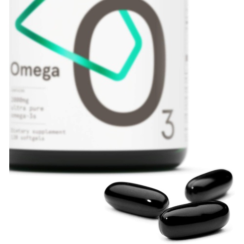  Puori Omega 3 Fish Oil - Ultra Pure 2000mg x 120 Softgels - Heart, Brain and Eye Health Supplement - Burpless, IFOS Certified, Non-GMO Capsules - O3 - 2000mg EPA 1250mg DHA 500mg