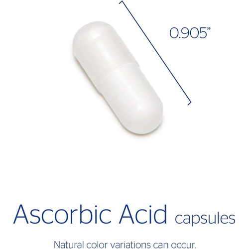  Pure Encapsulations Ascorbic Acid Capsules Vitamin C Supplement for Antioxidant Defense, Immune Support, and Vascular Integrity* 250 Capsules