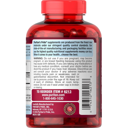  Puritans Pride Red Yeast Rice 600 Mg, 240 Count