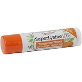 Quantum Health Super Lysine+ ColdStick, Tangerine Flavored - Soothes, Moisturizes, Protects Lips, Herbal Lip Balm, SPF 21, 5 gm
