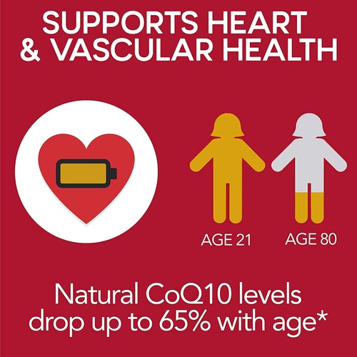 Ubiquinol CoQ10 100mg Softgels, Qunol Mega Ubiquinol 100mg - Superior Absorption - Active form of Coenzyme Q10 for Heart Health & Healthy Blood Pressure Levels - 4 Month Supply - 1