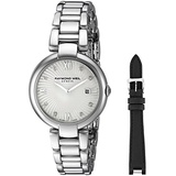 Raymond Weil Womens Shine Swiss Quartz Stainless Steel Watch, Color:Silver-Toned (Model: 1600-ST-00995)