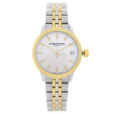 Raymond Weil Freelancer Mother of Pearl Dial Ladies Two Tone Watch 5634-STP-97021