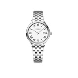 RAYMOND WEIL Womens Toccata Swiss Quartz Stainless Steel Strap, Silver, 12.7 Casual Watch (Model: 5985-ST-00300)