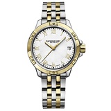 Raymond Weil Womens Tango Stainless Steel Quartz Watch with Two-Tone-Stainless-Steel Strap, 14 (Model: 5960-STP-00308)