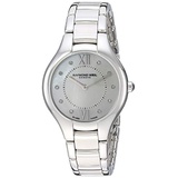 Raymond Weil Womens Noemia Stainless Steel Quartz Watch with Stainless-Steel Strap, Silver, 15.6 (Model: 5132-ST-00985)