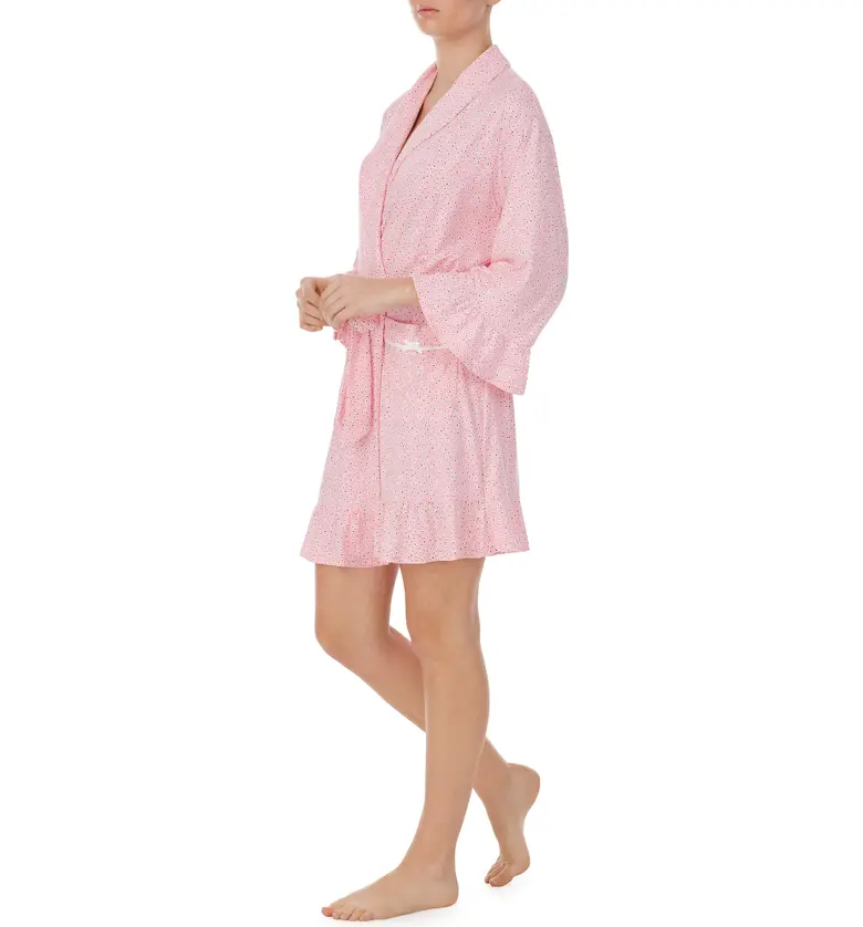  Room Service Pjs Ruffle Robe_PINK DITSY FLORAL