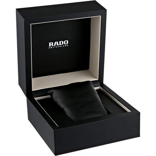  Rado Mens DiaStar Original Stainless Steel Swiss Automatic Watch with Gold-Plated-Stainless-Steel Strap, 18 (Model: R12413493)