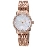 Rado Womens Coupole Classic Quartz Watch with Stainless Steel Strap, Gold, 18 (Model: R22896924)
