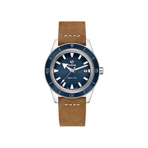  RADO Captain Cook 42mm Automatic Watch Set Blue One Size