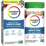 Rainbow Light Multivitamin for Men, Vitamin C, D & Zinc, Probiotics, Mens One Multivitamin Provides High Potency Immune Support, Non-GMO, Vegetarian, 60 Tablets