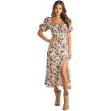 Rock and Roll Cowgirl Dress with Floral Print RRWRD1RZNK