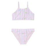 Roxy Kids Pineapple Line Crop Top Set Swimsuit (Toddler/Little Kids/Big Kids)