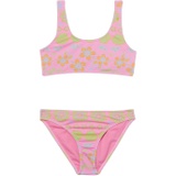 Roxy Kids Beach Day Together Bralette Swimsuit Set (Toddler/Little Kids/Big Kids)