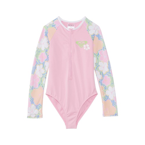 록시 Roxy Kids Tiny Flower Onesie Swimsuit (Toddler/Little Kids/Big Kids)