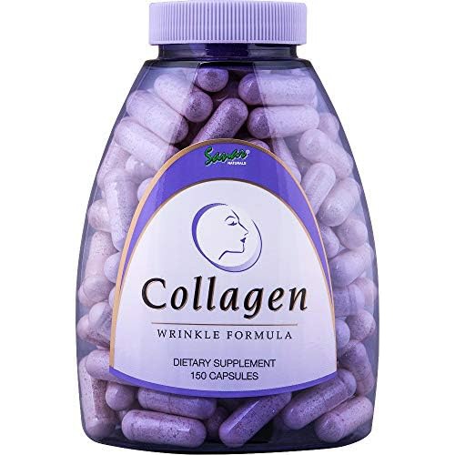  Sanar Naturals Collagen Pills with Vitamin C, E - Reduce Wrinkles, Tighten Skin, Boost Hair Skin Nails Joints - Collagen Wrinkle Formula - Hydrolyzed Collagen Peptides Supplement,