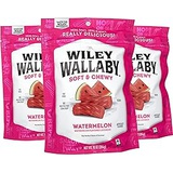 Snackathon Australian Licorice, Watermelon 10 Ounce, (Pack of 3)