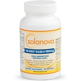 Solanova  60 Softgels of Q-Gel CoQ10 (CoEnzyme Q10 Ubiquinone) 100mg Heart Health Hydrosoluble Supplements To Maintain Normal Blood Pressure And Support The Immune System, 2 Month