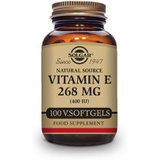 Solgar Vitamin E 268mg (400 IU) Alpha, 100 Softgels - Natural Antioxidant, Healthy Skin & Immune System Support - Naturally-Sourced Vitamin E - Gluten Free, Dairy Free - 100 Servin