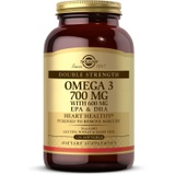 Solgar Double Strength Omega-3 700 mg, 120 Softgels - Fish Oil Supplement - Support for Cardiovascular, Joint & Cellular Health - Contains EPA & DHA Omega 3 Fatty Acids - Gluten Fr