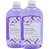 Amazon Brand - Solimo Original Fresh Liquid Hand Soap, 32 Fluid Ounce (Pack of 2)