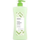 Amazon Brand - Solimo Aloe Cool Hand & Body Lotion, 24.5 fl oz