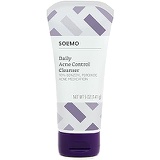 Amazon Brand - Solimo Daily Acne Control Cleanser, Maximum Strength 10% Benzoyl Peroxide Acne Medication, 5 Ounce