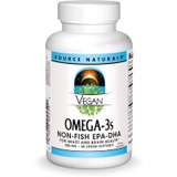 Source Naturals Vegan Omega-3s EPA-DHA 300mg - Pure, Plant Based Supplement - 60 Veggie Soft Gels